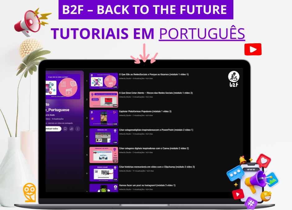 🎬 Tutoriais em Vídeo do Projeto “Back to the Future” já disponíveis em português!